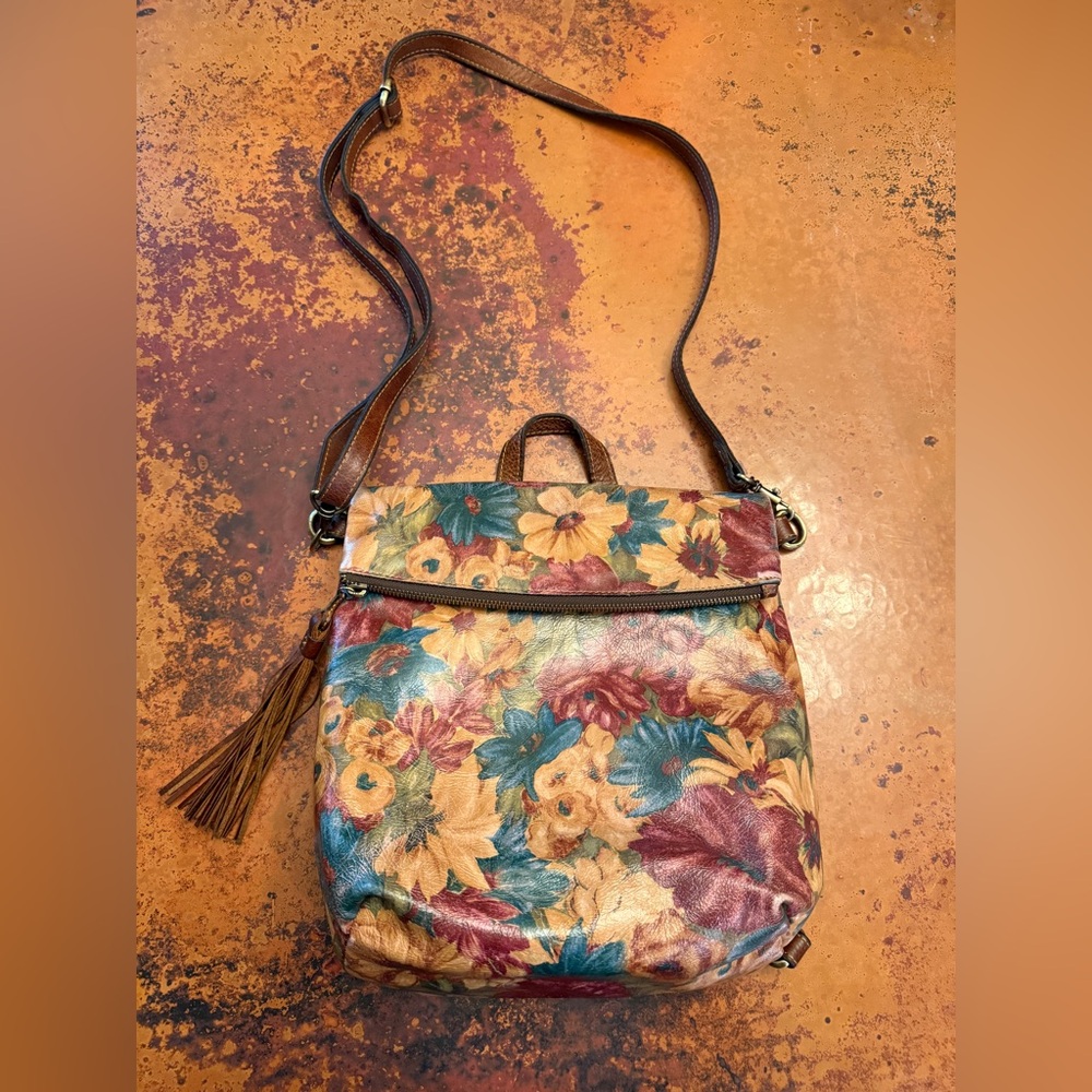 Patricia Nash Luzille convertible Backpack/ Crossbody Bag Purse